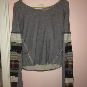 Free People Patchwork Sweater